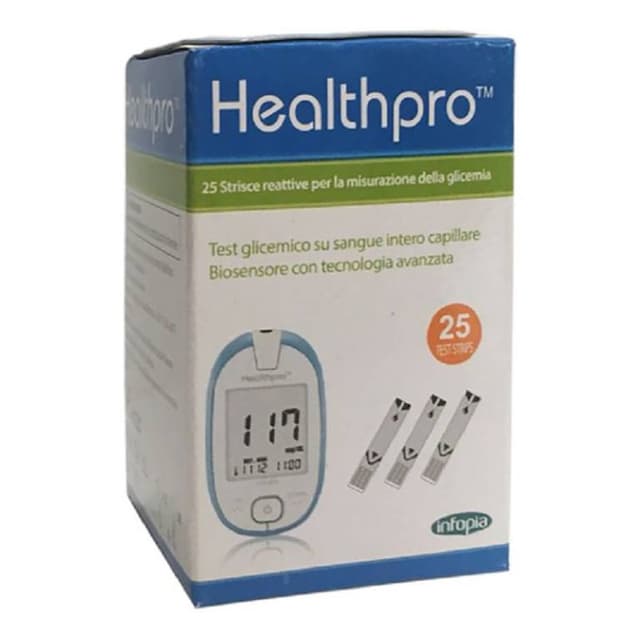 HealthPro Strisce Reattive – 25 pezzi