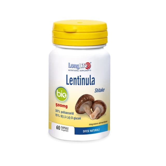 LongLife Lentinula Bio Shiitake – 60 capsule