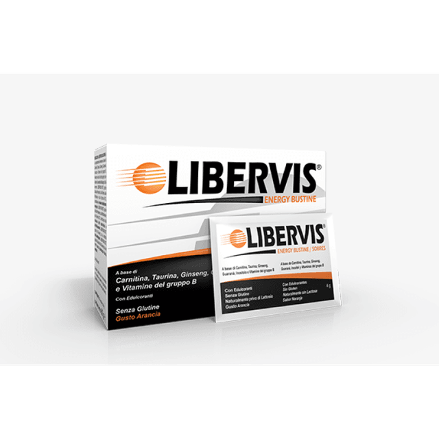 Libervis Energy Arancia L-carnitina + Ginseng – 20 bustine