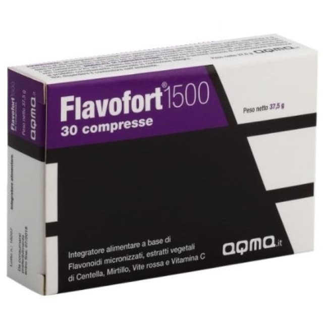 Flavofort 1500 Diosmina 450 mg + Centella asiatica – 30 compresse