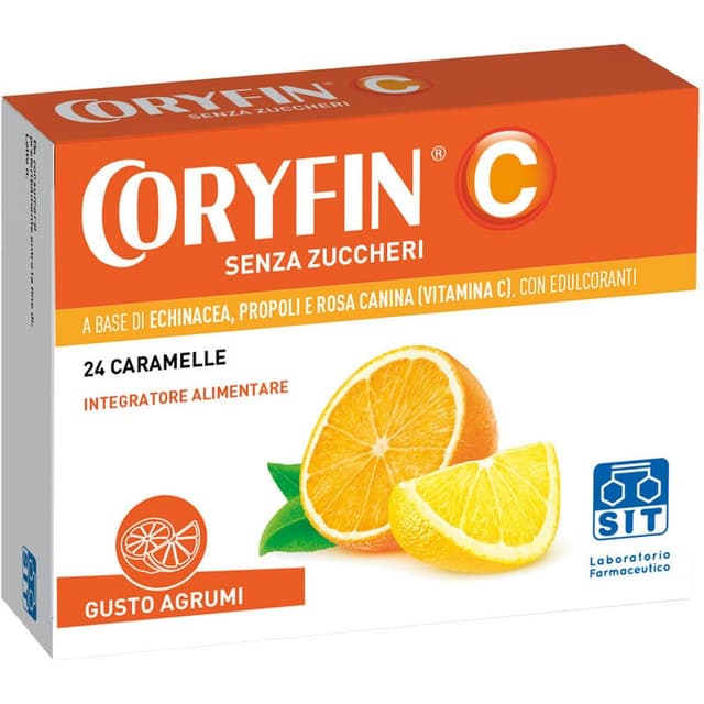Coryfin C Caramelle Echinacea + Propoli – Agrumi, senza zucchero