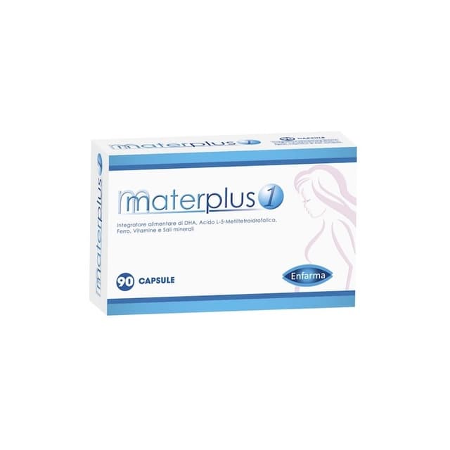 Materplus 1 DHA + Folato + Ferro – 90 capsule
