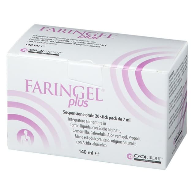 Faringel Plus – 20 bustine da 7 ml