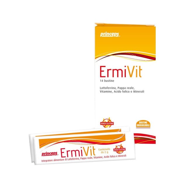Ermivit Lattoferrina + Multivitaminico – 14 bustine