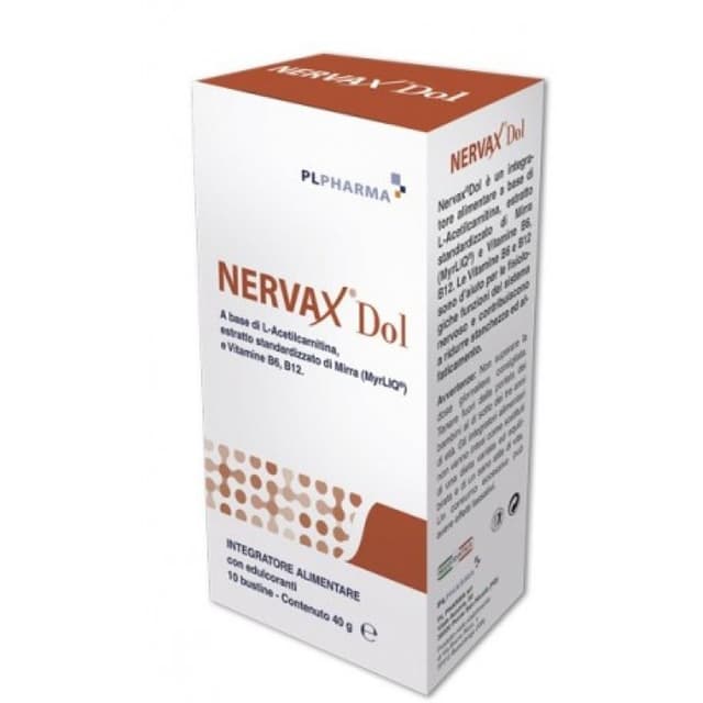 Nervax Dol L-carnitina + Vitamina B6 – 10 bustine