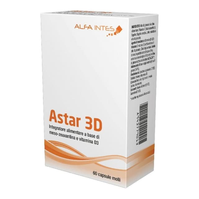 Astar 3D Meso-zeaxantina + Vitamina D3 – 60 capsule