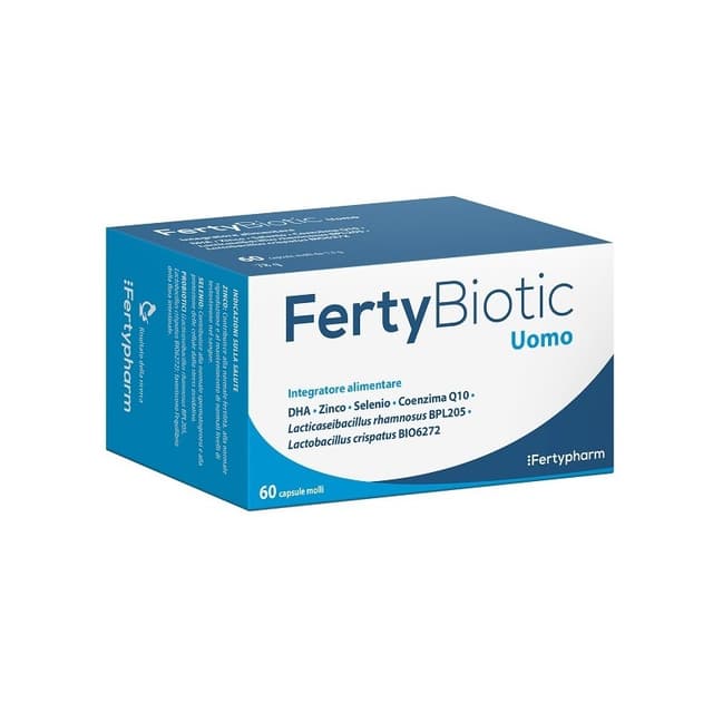Fertybiotic Uomo Omega-3 DHA + Coenzima Q10 – 60 capsule
