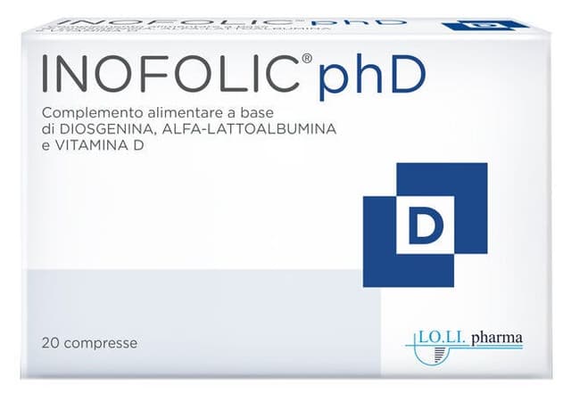 Inofolic PHD Vitamina D – 20 compresse