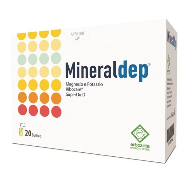 Mineraldep Magnesio + Potassio – 20 bustine
