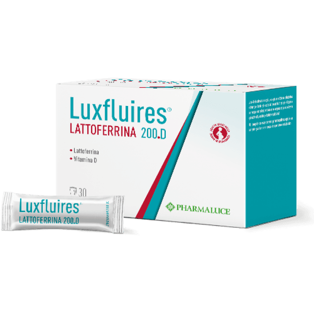 Luxfluires Lattoferrina 200D Vitamina D3 1.000 UI – 30 bustine