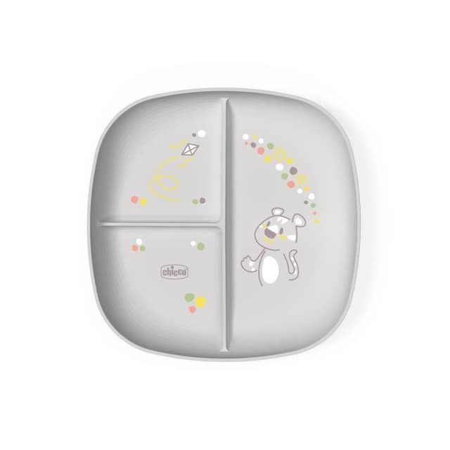 Chicco CH Piatto Suddiviso 18M+ Grigio