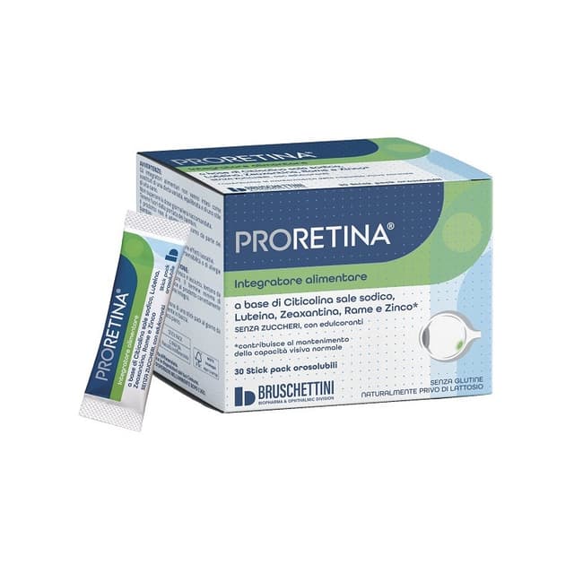 ProRetina Citicolina 500 mg + Vitamina C – 30 stick pack