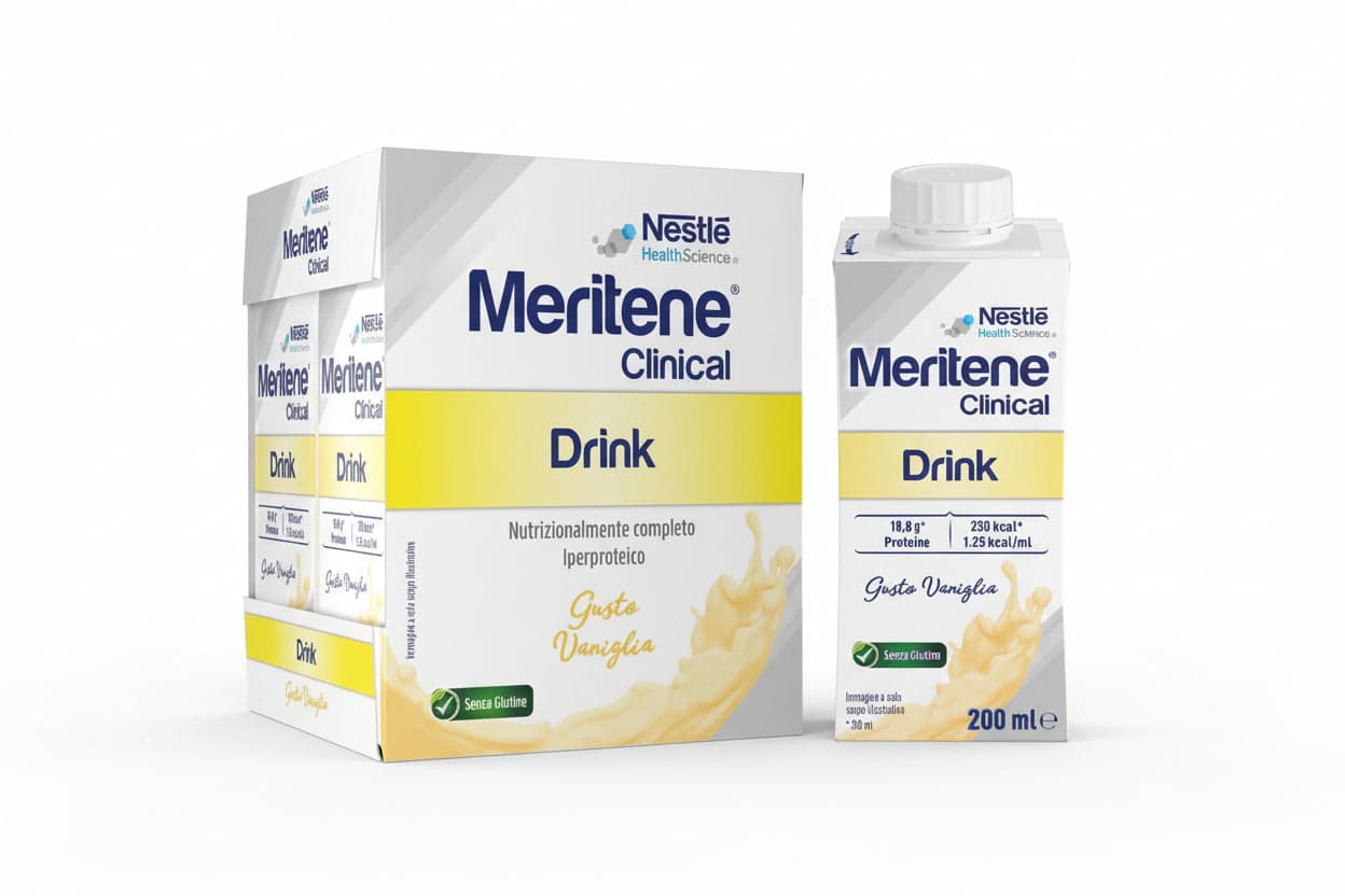 Meritene Clinical Vaniglia – 4 x 200 ml