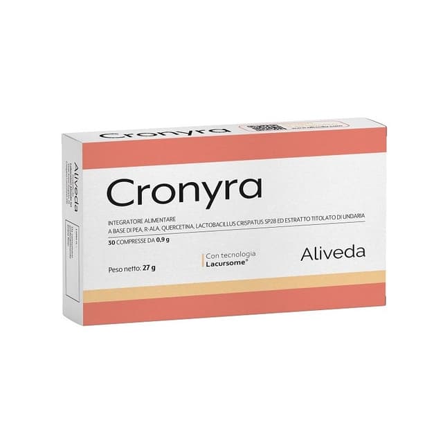 Cronyra Palmitoiletanolamide (PEA) 600 mg + Quercetina – 30 Compresse Integratore per le Articolazioni