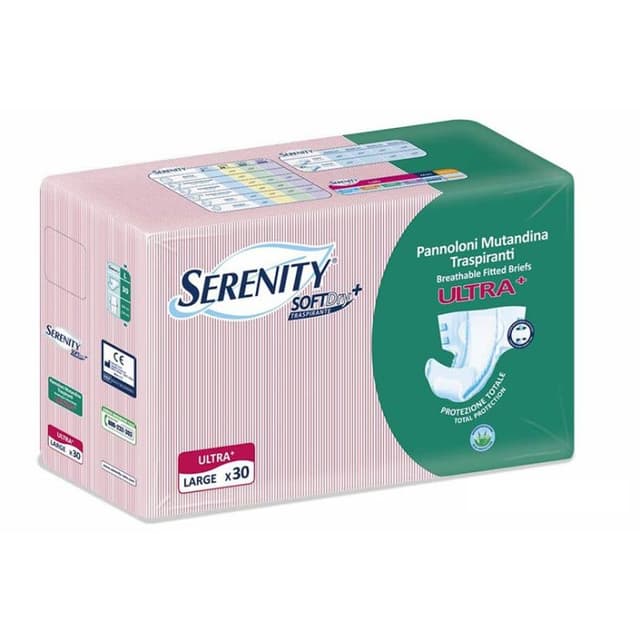Serenity Mutandina Fit Ultra Plus Pannolone – Taglia L, 30 pz