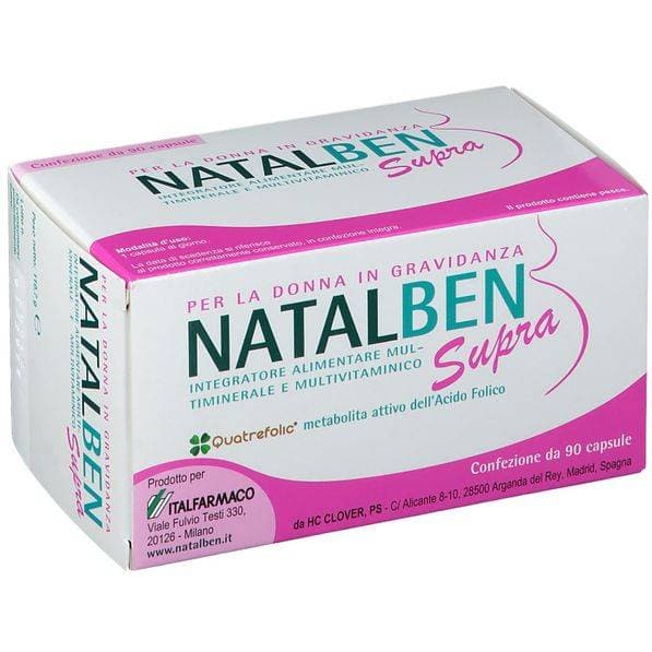 Natalben Supra Acido folico + Omega-3 DHA – 90 capsule molli