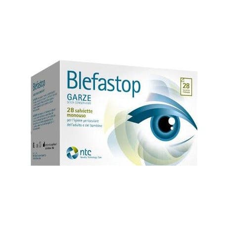 Blefastop – Salviette per l'igiene oculare in cotone, 28 pezzi