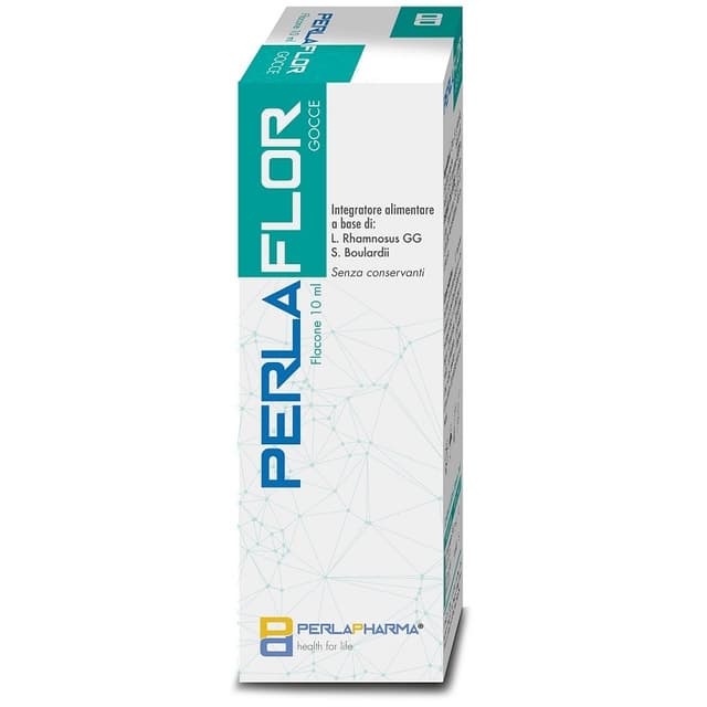 Perlaflor Gocce Saccharomyces boulardii + Fermenti lattici probiotici – Flacone da 10 ml