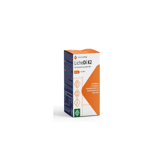 Lichedi K2 Vitamina D3 + K2 + Calcio – 60 capsule