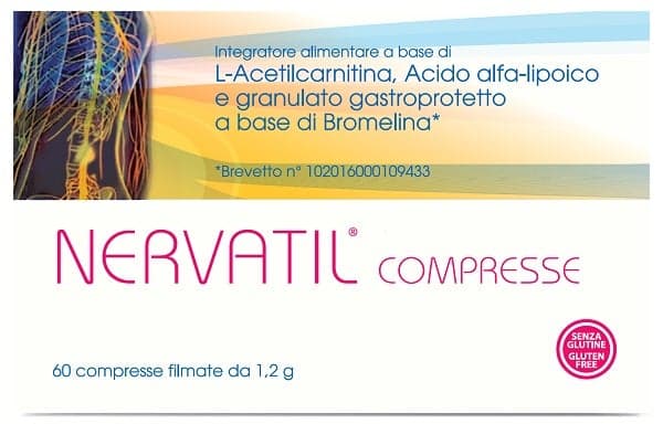 Nervatil L-carnitina + Acido alfa lipoico – 60 compresse