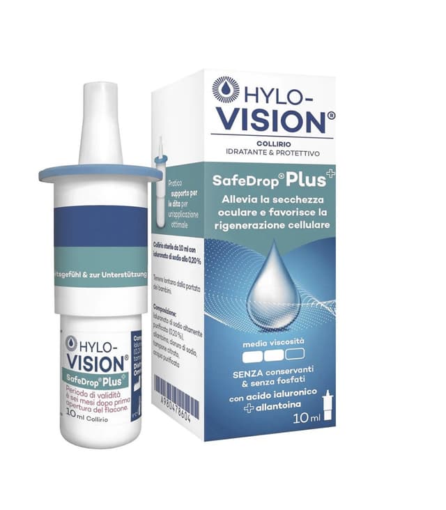 Hylovision Safe Drop Plus – Gocce oculari 10 ml