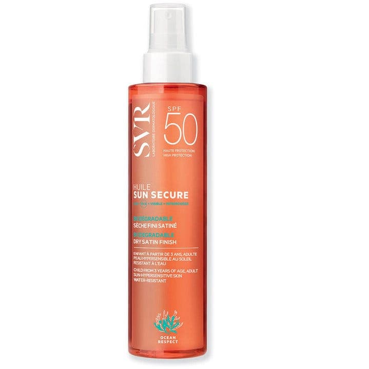 SVR Sun Secure Huile Sèche LSF 50+ – Olio secco protezione solare