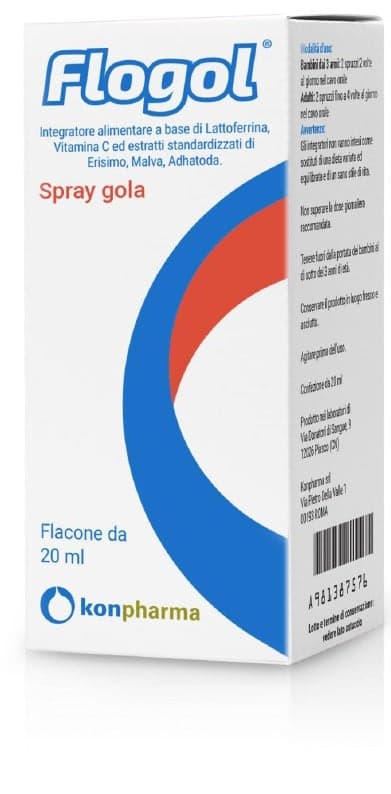 Flogol Spray Gola Miele di Manuka + Vitamina C – 20 ml spray