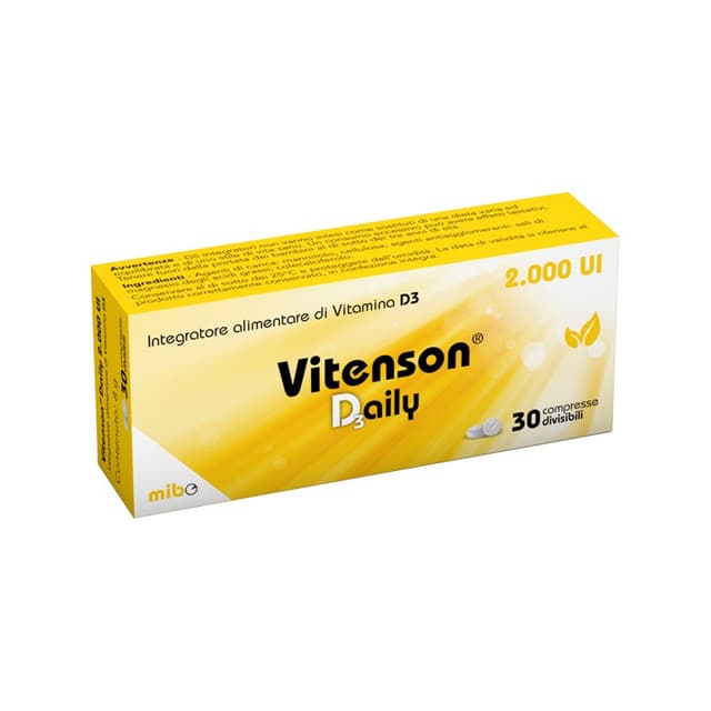 Vitenson Daily D3 2000 UI Vitamina D3 – 30 compresse