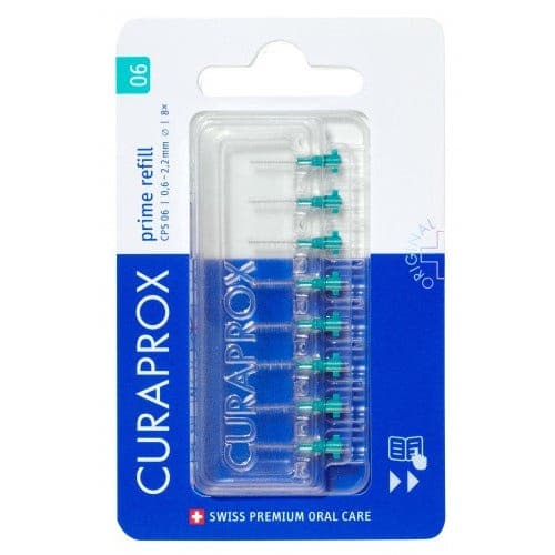 Curaprox CPS 06 Prime Refill Spazzolini Interdentali Turchesi