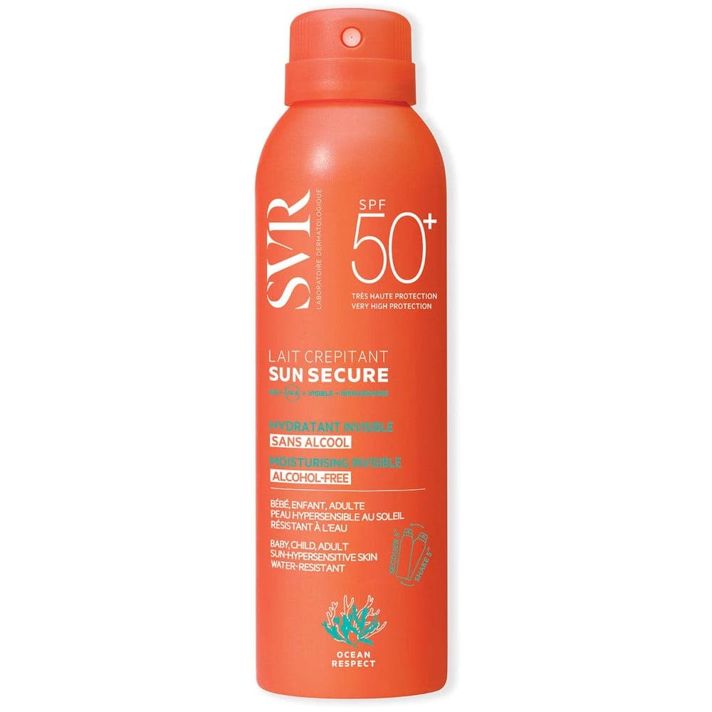 SVR Sun Secure Lait Crépitant LSF 50+ – Latte solare corpo effervescente