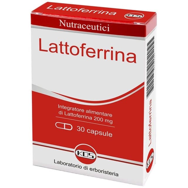 Lattoferrina 200 mg – Integratore alimentare, 30 capsule