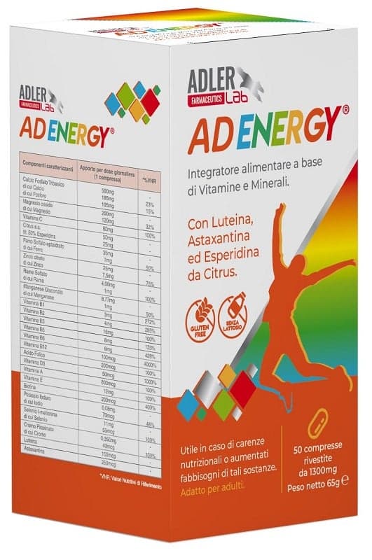 ADENERGY Magnesio + Multivitaminico – 60 compresse