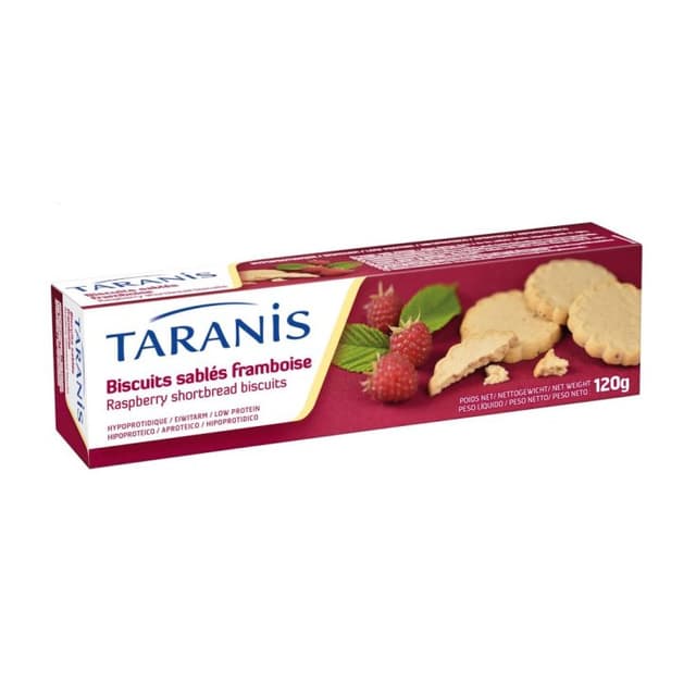 Taranis Frollini Lampone – Biscotti senza glutine e a basso contenuto proteico