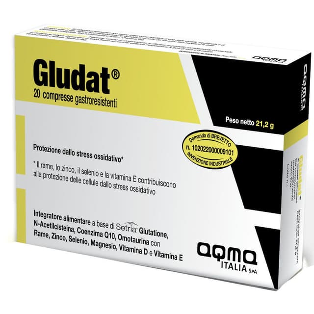 Gludat Glutatione + N-acetilcisteina – 20 compresse gastroprotette