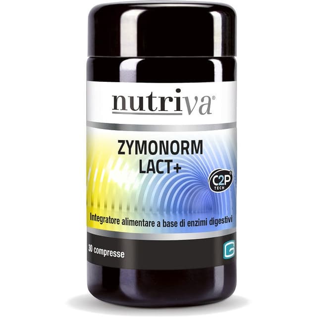 Nutriva Zymonorm Lact+ – 30 compresse con lattasi e enzimi digestivi