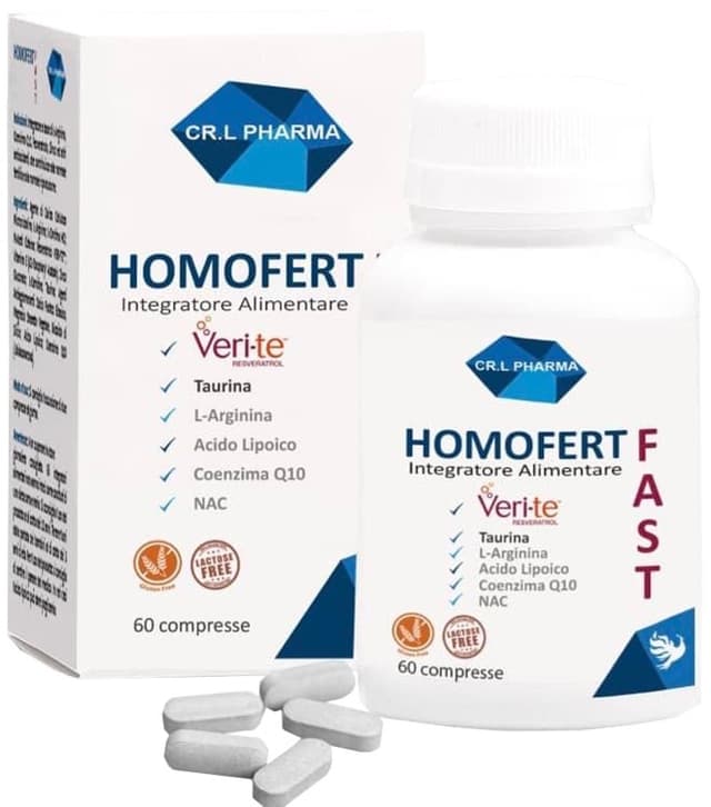 Homofert Fast L-arginina + Resveratrolo – compresse