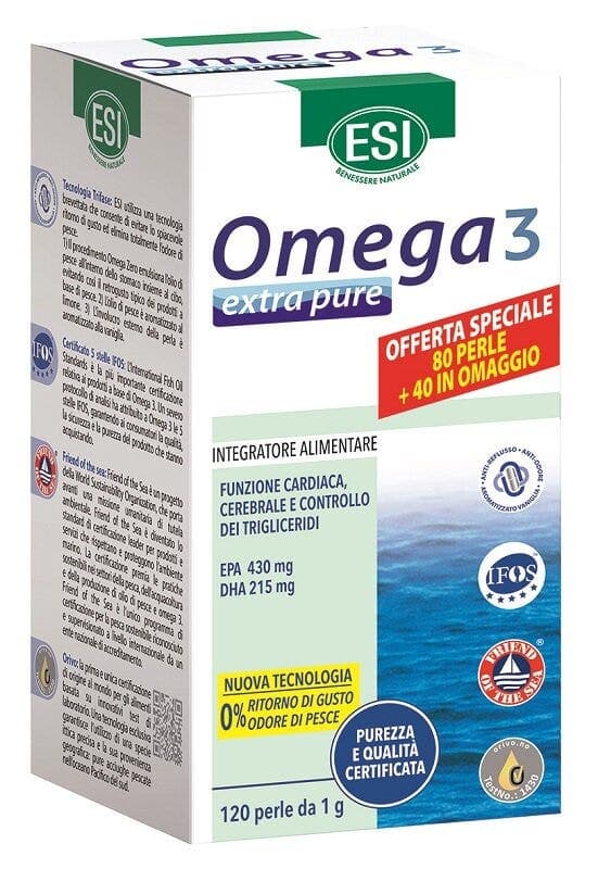 ESI Omega 3 Extra Pure – 80 + 40 Perle