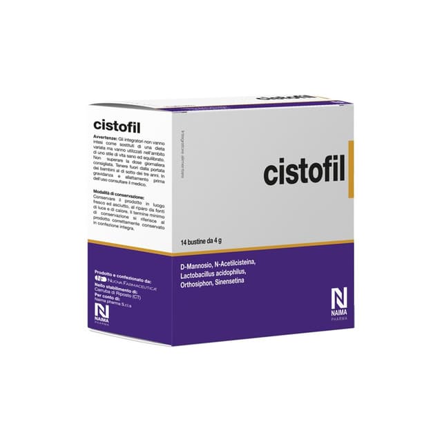 Cistofil D-mannosio 3 g + N-acetilcisteina – 14 bustine