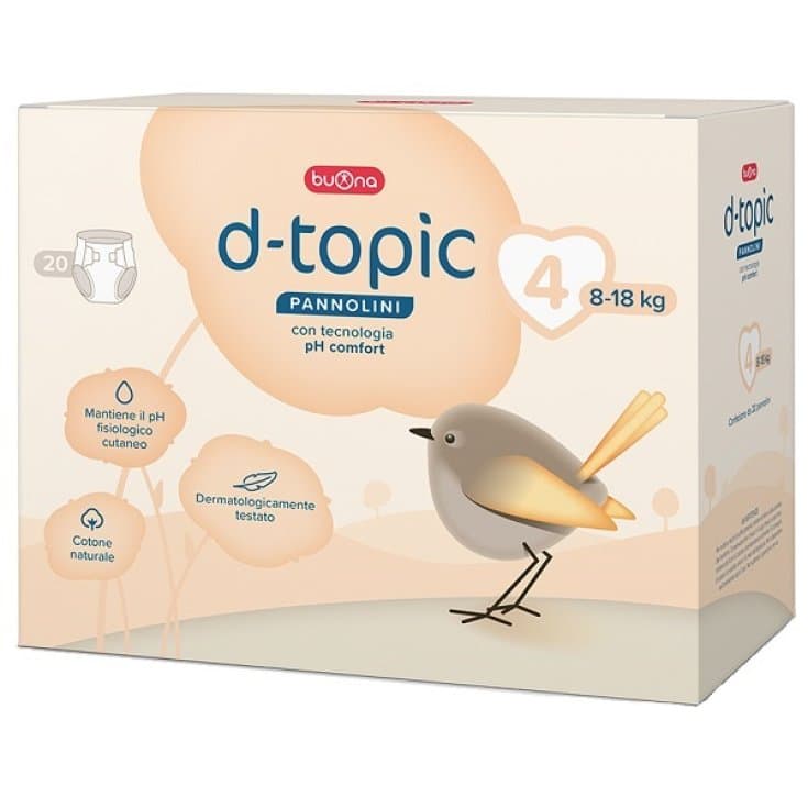 Buona Dtopic Pannolini taglia 4 – 20 pezzi