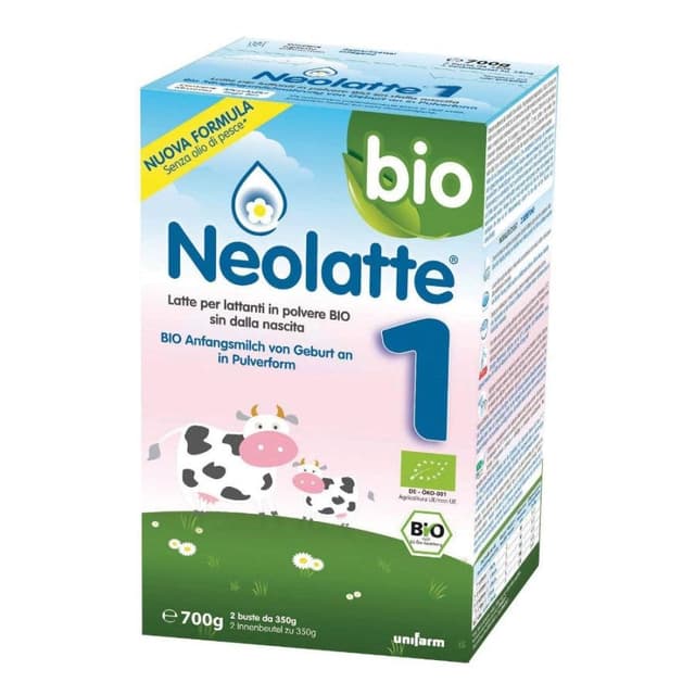 Neolatte 1 Bio Algal DHA – Latte per lattanti, 2 x 350 g