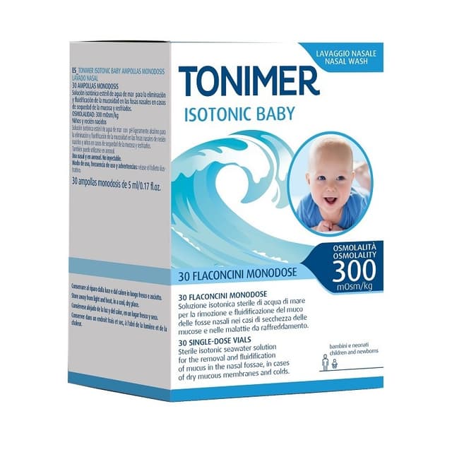 Tonimer Isotonic Baby – 12 fiale soluzione salina