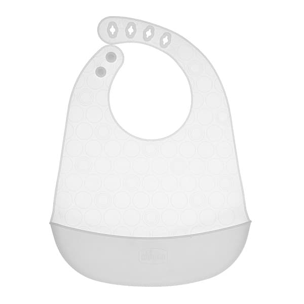 Chicco Easy Roll Bavagliolo – Silicone con vassoio