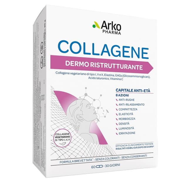 Collagene Dermo Ristrutturante – 60 Capsule di Collagene